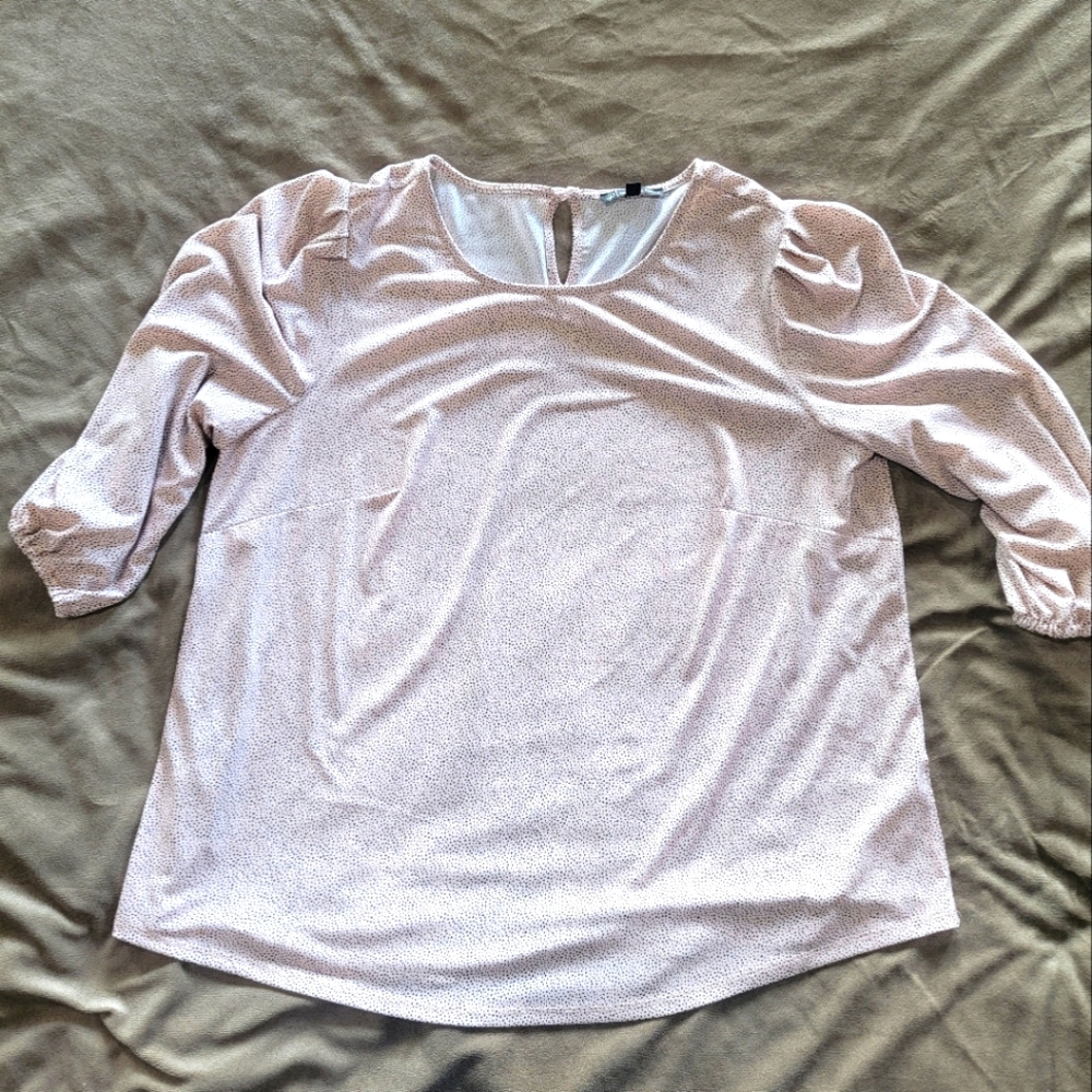 Blush Dot Blouse